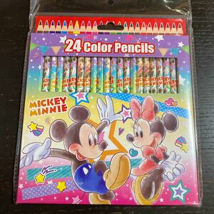 ディズニー ミッキー＆ミニー 色鉛筆24色セット