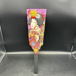 押絵羽子板 サイズ約42cm ×13.5cm正月飾り　和風　 和小物 飾り置き アンティーク　コレクション