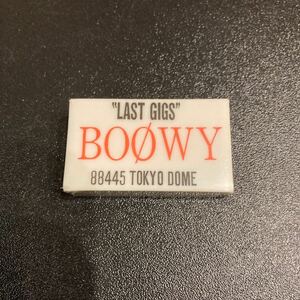 BOOWY 消しゴム グッズ 氷室京介 布袋寅泰