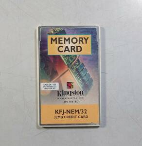 KN4419 [ утиль ] kingston MEMORY CARD KFJ-NEM/32 32MB CREDIT CARD