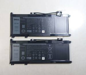 KN4383 【ジャンク】 DELL デル Inspiron 15 Inspiron 17 純正バッテリー 33YDH 15.2V 56Ｗh 2個セット