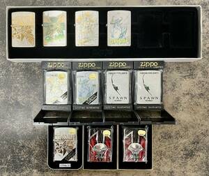 ☆X80)未使用 Zippo ジッポ SPAWN スポーン 11点 シリアルNo. ライター ★