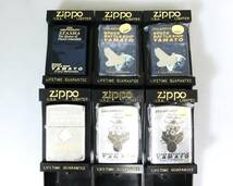 ☆W156)未使用 zippo ジッポ ライター/宇宙戦艦ヤマト 4柄 6個セット USA製 ケース付き◆_画像1