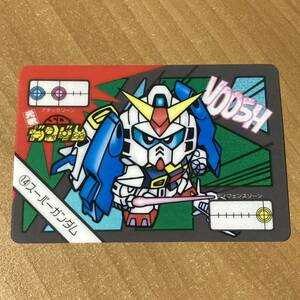 [極美品] 未剥がし 元祖SDガンダム SD戦国伝 スーパーガンダム カードダス プラスチックカード 1992 BANDAI バンダイ CR B36