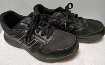 new balance ニューバランス ABZORB 靴 スニーカー シューズ 超美品 男性 紳士 メンズ 26.0cm 4E 黒 ブラック 軽量 ウォーキング MW550BK3 _画像1