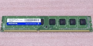 ¶ADATA AD3U1600W8G11-B - PC3-12800U/DDR3-1600 240Pin DDR3 UDIMM 8GB 動作品