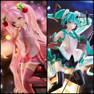 未開封2種セット★初音ミク 桜ミク バースデー フィギュア AMP+ 桜提灯 Figure SAKURAMIKU HATSUNE MIKU Birthday 2023ver SAKURA MIKU