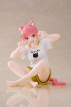 未開封★五等分の花嫁 中野一花 フィギュアDesktop Cute Figure TAITO Nakano Ichika Cat Room Wear Ver The Quintessential Quintuplets_画像2