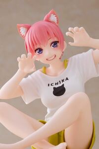 未開封★五等分の花嫁 中野一花 フィギュアDesktop Cute Figure TAITO Nakano Ichika Cat Room Wear Ver The Quintessential Quintuplets