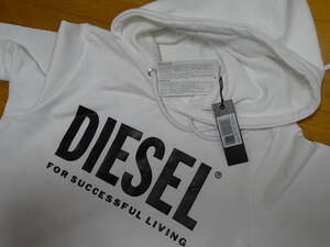 ☆未使用☆DIESEL☆ディーゼル☆パーカー　XS☆ホワイト☆