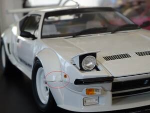 ☆ジャンク☆絶版・希少☆京商 1/18 デ・トマソ パンテーラ　GT5 White☆De Tomaso Pantara GT5☆No.08854W☆