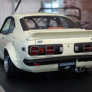 ☆120台限定☆IG1142☆1/18 Mazda Savanna (S124A) Semi Works White☆ワタナベ☆サバンナ RX-3☆セミワークス☆イグニッション☆ignitionの画像8