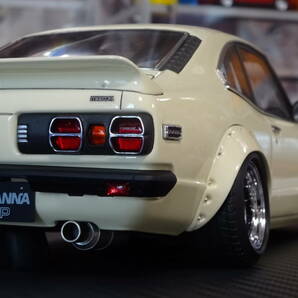 ☆120台限定☆IG1142☆1/18 Mazda Savanna (S124A) Semi Works White☆ワタナベ☆サバンナ RX-3☆セミワークス☆イグニッション☆ignitionの画像1