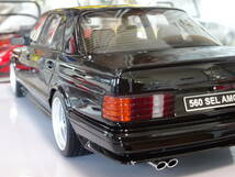 ☆限定2000台(1973/2000)☆OTM297☆1/18 Mercedes-Benz 560SEL AMG (W126) Black☆メルセデス・ベンツ☆無改造オリジナル☆_画像2