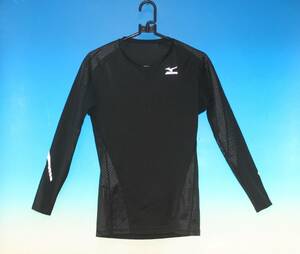 バイオギアシャツ★ミズノ BG7000T　ダイナモーションフィット 長袖シャツ（ブラック）サイズL