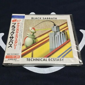 未開封【BLACK SABBATH/TECHNICAL ECSTASY/ブラック・サバス/テクニカル・エクスタシー】23PD137/1989年盤/1stプレス/税表記なし2300円盤