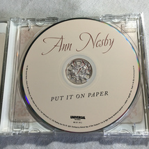 ANN NESBY「PUT IT ON PAPER」＊サウンド・オブ・ブラックネスの歌姫、アン・ベネット・ネスビーの2002年リリース・2ndアルバム_画像4