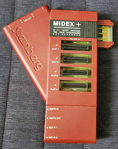 Steinberg MIDEX+ 2IN/4OUT MIDI Expander, SMPTE Synchronizer, Key Expander for ATARI ST/STE/TT