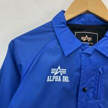 ALPHA INDUSTRIES アルファ M521-011 コーチジャケット ナイロン ロゴ キッズ 120 10071729_画像3