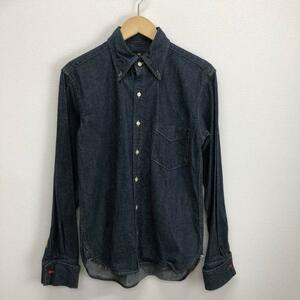 SKULL JEANS スカルジーンズ デニム ボタンダウンシャツ 長袖 S 10091842