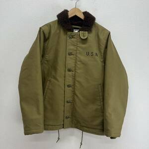 HOUSTON ヒューストン 51131 ALPACA N-1 DECK JACKET アルパカN-1 デッキジャケットミリタリー 38 10114080