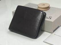 WILDSWANS GROUNDER 二つ折り財布 サドルプルアップ チョコ グラウンダー 箱付き_画像2