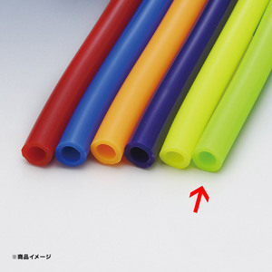 キジマ KIJIMA PVCカラーフューエルホース （ガソリン対応） 5Φ×8Φ×1m グリーン 1本 105-0856