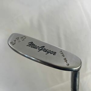 WK01009 Mac Gregor golf マクレガーゴルフ　VIP フォージド　パター　コレクション　VIP 90-3 シリアルナンバー有 グリップ本革　35インチ