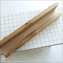 1円~ 訳あり品 チークウォールシェルフL44/NA 壁掛け本棚 収納棚 総無垢 シンプル 壁掛収納 ウォールラック ナチュラル 天然木 木製 手作り_画像5