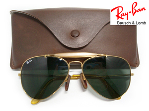 希少Vintage B&L RayBan MASTERPIECE USA G15 メタル ボシュロムBLマスターピースMETALゴールドOUTDOORSMANアウトドアーズマンMASTER PIECE