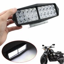 バイク用 【LED 30連 フォグランプ】 広角タイプ ホワイト 12V 10W オードバイ バギー 防水 ヘッドライト ワークライト高光量 新品 071005_画像5