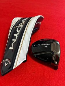 【美品】Callaway キャロウェイ PARADYM X パラダイム X ドライバー ヘッド ヘッドカバー付