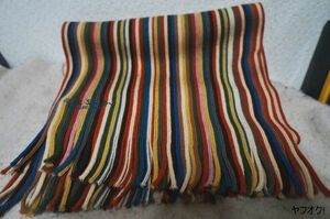  Paul Smith muffler with defect multi stripe 