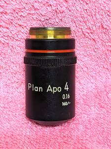 ニコン／Nikon 対物レンズ Plan Apo 4 0.16 160/-