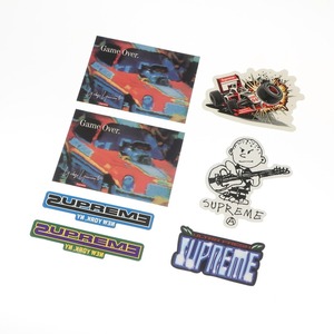 【中古】シュプリーム Supreme 7枚 セット ステッカー マルチカラー[BPD]