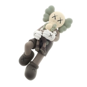 【中古】カウズ KAWS HOLIDAY SINGAPORE Vinyl Figure フィギュア ブラウン