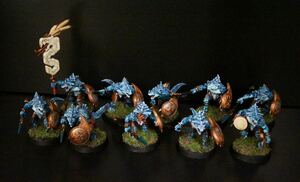 warhammer ウォーハンマー　セラフォン　seraphon ザウルスウォーリア　saurus warriors