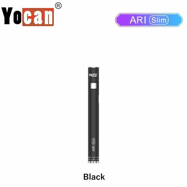 Yocan ARI slim 350mAh ヴェポライザー ツイストバッテリー 電子タバコ CBD CBN VAPE ブラック