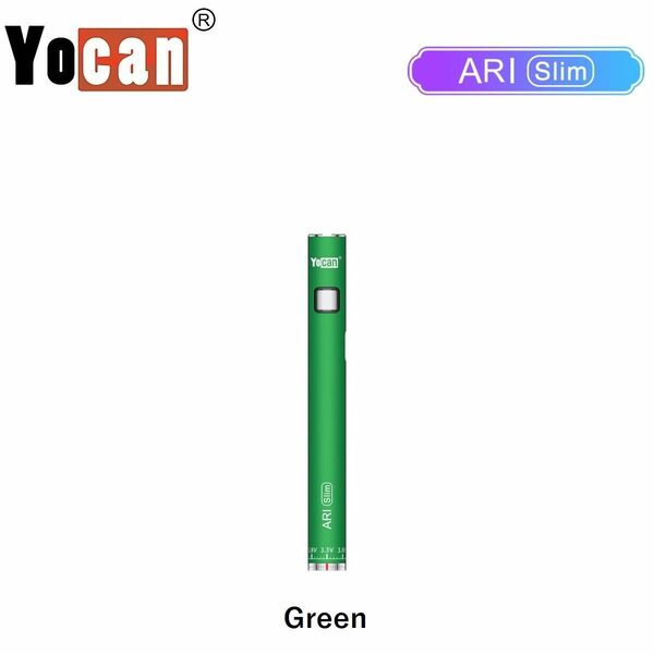 Yocan ARI slim 350mAh ヴェポライザー ツイストバッテリー 電子タバコ CBD CBN VAPE グリーン