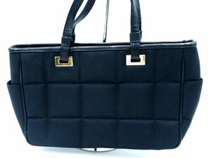 ANNE KLEIN アンクライン キルティング ハンド バッグ 黒 ■■ ☆ dlc8 レディース