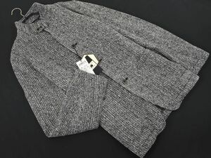 新品 JOSEPH ABBOUD ジョセフアブード 裏毛 スタンドカラー ジャケット sizeL/グレー ◇■◎ ☆ eaa5 メンズ