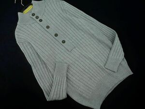 JUNMEN Jun men wool . knitted sweater sizeL/ gray *# * eaa5 men's 