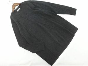 HIROKO BIS ヒロコビス ウール100% ロング ニット セーター size11/グレー ◇■ ☆ eaa9 レディース