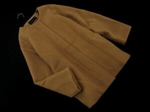  Urban Research wool . no color coat sizeF/ beige *# * eab0 lady's 
