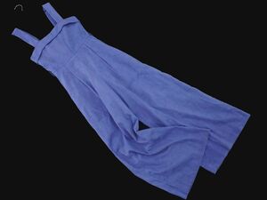  Mercury Duo suede style overall overall sizeS/ blue *# * eab1 lady's 