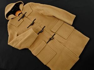 GLOVERALLg Rover all wool . duffle coat size32/ beige *# * eab2 lady's 