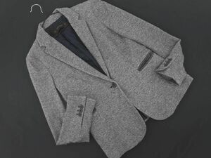 ZARA basic ザラ ベーシック エルボーパッチ テーラード ジャケット sizeS/グレー ◇■ ☆ eab2 レディース