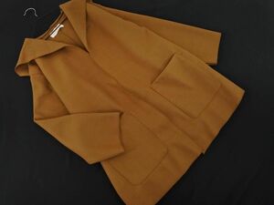 chocol raffine robe ショコラフィネローブ フード付き コート sizeF/キャメル ◆■ ☆ eab2 レディース