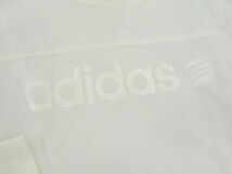 ネコポスOK adidas アディダス NEO ネオ ロゴ プリント 長袖 Tシャツ sizeM/白 ◇■ ☆ eab6 レディース_画像4