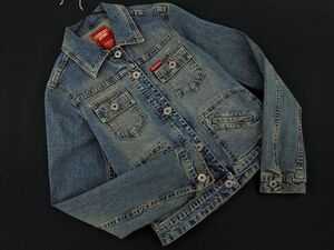 GUESS ゲス ストレッチ Gジャン デニム ジャケット sizeS/青 ◇■ ☆ eab6 レディース